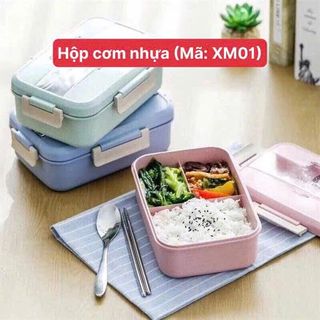 Hộp Cơm Nhựa 3 Ngăn XM01 (THÙNG 96C)