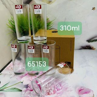 Bộ 6 Cốc Thủy Tinh Trụ Dài (THÙNG 8B)