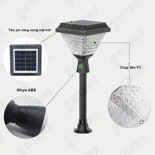 ĐÈN CẮM ĐẤT NĂNG LƯỢNG MẶT TRỜI TRANG TRÍ SÂN VƯỜN 3 CHẾ ĐỘ 7 MÀU (T10)