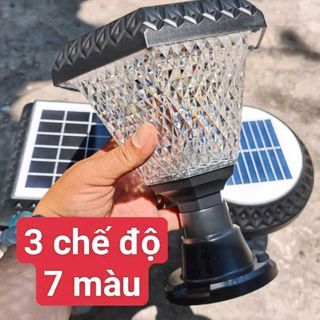 ĐÈN CẮM ĐẤT NĂNG LƯỢNG MẶT TRỜI TRANG TRÍ SÂN VƯỜN 3 CHẾ ĐỘ 7 MÀU (T10)