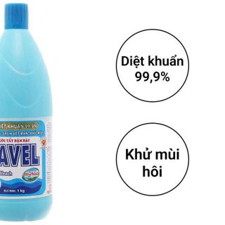 NƯỚC TẨY TRẮNG QUẦN ÁO JAVEL FAMOS 1000ML