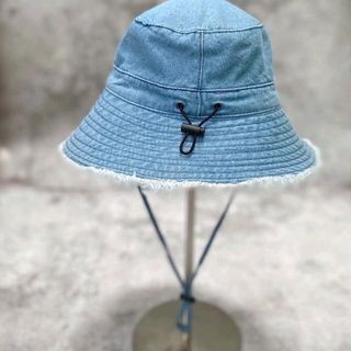 Nón bucket kaki jean vành trung nhà Humi Home