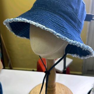 Nón bucket kaki jean vành trung nhà Humi Home