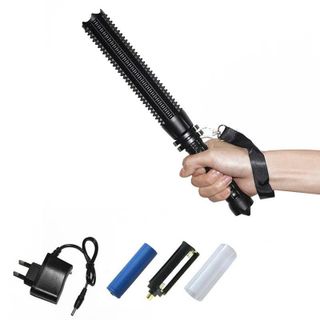 ĐÈN PIN TỰ VỆ SIÊU SÁNG KIÊM GẬY BATON (T50)