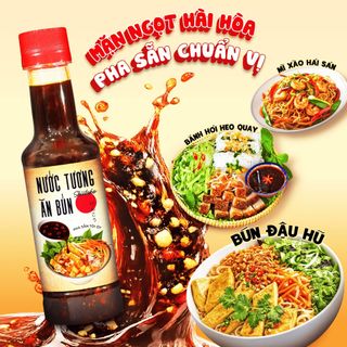 [Combo 3 Chai] Nước Tương Pha Sẵn Tỏi Ớt Shiitake 270g Ăn Bún Rất Ngon - Nguyên Liệu Tươi Thơm Ngon Đặc Biệt