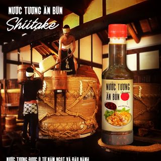 [Combo 3 Chai] Nước Tương Pha Sẵn Tỏi Ớt Shiitake 270g Ăn Bún Rất Ngon - Nguyên Liệu Tươi Thơm Ngon Đặc Biệt