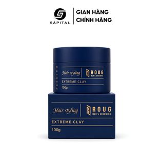 Sáp Vuốt Tóc Roug Extreme Clay Giữ Nếp Cực Mạnh 18H | SÁPITAL