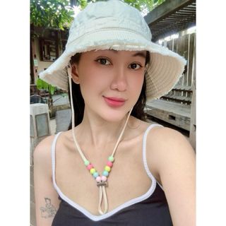 Mũ Bucket Nữ Tua Rua (Dây Có Thể Tháo Rời) Chất Liệu Kaki Phong Cách Hàn Quốc Form Unisex phù hợp đi chơi, dạo phố, du lịch