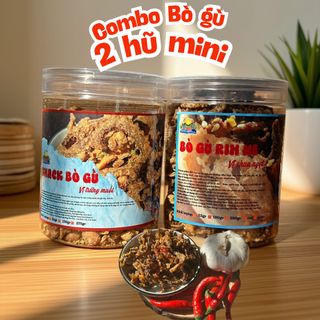 [ Vị trứng muối] Hũ 170gr Snack Bò Gù giòn lắc tẩm vị trứng muối, snack ăn liền - Nông Sản Dũng Ca