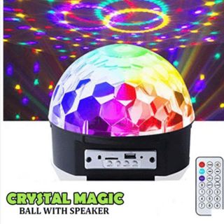 ĐÈN LED VŨ TRƯỜNG QUẢ CẦU KIÊM LOA BLUETOOTH XOAY 360 - REMOTE (T50)