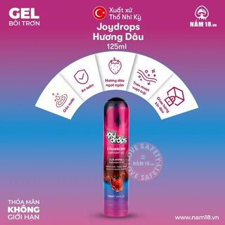Gel Bôi Trơn Joydrops Hương Strawberry.