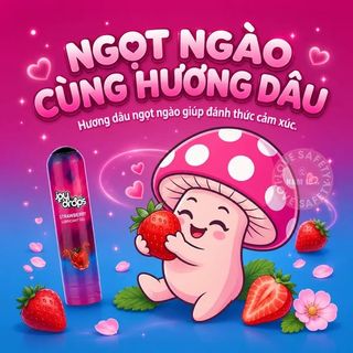 Gel Bôi Trơn Joydrops Hương Strawberry.