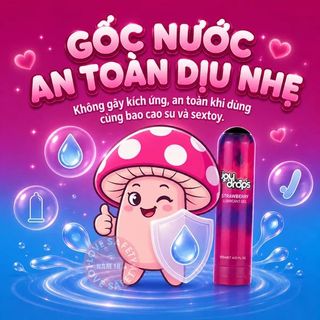 Gel Bôi Trơn Joydrops Hương Strawberry.