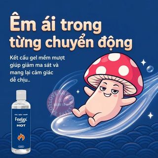 Gel Bôi Trơn Ấm Nóng Feelex Hot | Chai 250ml.