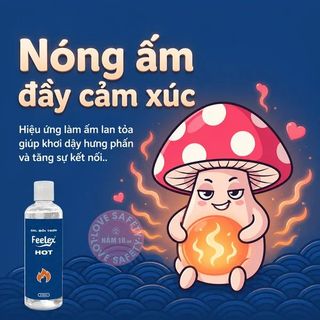 Gel Bôi Trơn Ấm Nóng Feelex Hot | Chai 250ml.