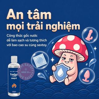 Gel Bôi Trơn Ấm Nóng Feelex Hot | Chai 250ml.