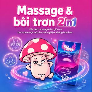 Gel Bôi Trơn Joydrops Massage 2in1 | Combo 3 Gói.