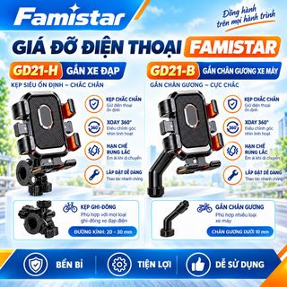 Giá đỡ kẹp điện thoại xe gắn máy FAMISTAR