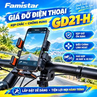 Giá đỡ kẹp điện thoại xe gắn máy FAMISTAR