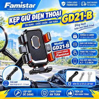 Giá đỡ kẹp điện thoại xe gắn máy FAMISTAR