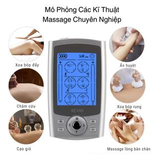 Máy Massage Xung Điện EM10 TENS EMS - 24 Chế Độ, 20 Cấp Độ, Massage Giảm Đau Cơ Bắp Đa Năng