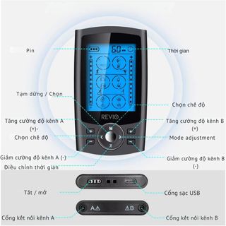 Máy Massage Xung Điện TENS EMS - 24 Chế Độ, 20 Cấp Độ, Massage Giảm Đau Cơ Bắp Đa Năng