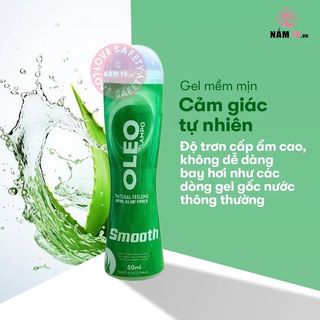 Gel Bôi Trơn Oleo Lampo Smooth Hương Nha Đam - 50ml.