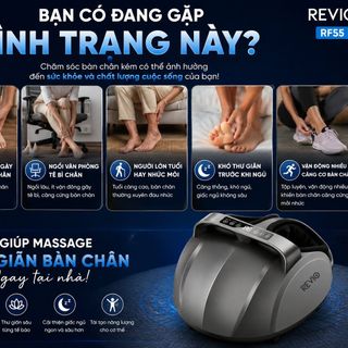 Máy Massage Chân 6D - Túi Khí Ôm Trọn Bàn Chân, Con Lăn Shiatsu, Nhiệt Hồng Ngoại