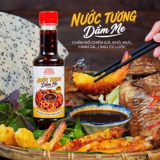 [1 chai] Nước tương pha sẵn dầm me Làng Chài Xưa 310g - Chấm cá khô, cá chiên, cánh gà mực chiên