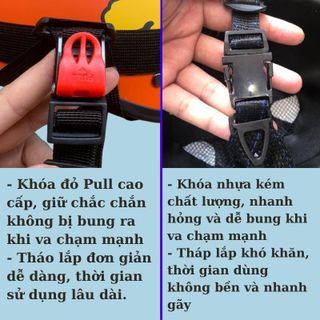 Mũ Bảo Hiểm Nửa Đầu 1/2 Màu Trơn Kèm Kính Phi Công Và KíNh Uv Xốp Ép Nhiệt - Khóa Đỏ Pull Cao Cấp
