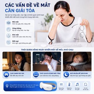 MÁY MASSAGE MẮT THƯ GIÃN MẮT CAO CẤP