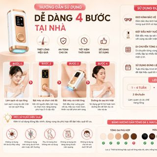 Máy triệt lông công nghệ làm lạnh IPL mới không gây bỏng rát