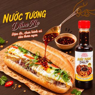 [Combo 3 chai] Nước tương pha sẵn dầm me Làng Chài Xưa 310g Chấm cá khô, cá chiên, cánh gà mực chiên