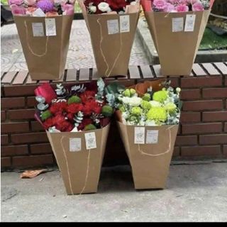 TÚI GIẤY KRAFT HÌNH THANG H5.🌻Có tag
