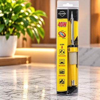 MỎ HÀN ĐIỆN CÁN VÀNG CAO CẤP 40w EAZZING CÓ HỘP (T100)