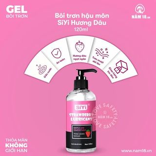 Gel Bôi Trơn Hậu Môn SiYi Hương Dâu - 120ml