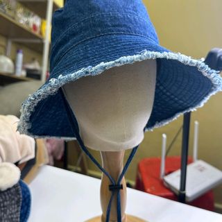 Nón bucket kaki jean vành trung nhà Humi Home