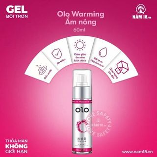Gel Bôi Trơn Ấm Nóng OLO Warming - 60ml.