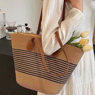 Túi cói đi biển size lớn siêu xinh