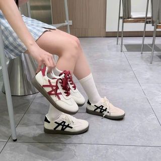 👟GIÀY NỮ NANO MÃ NANO – ĐEN ĐỎ CÁ TÍNH, PHỐI ĐỒ ĐẸP MỖI NGÀY