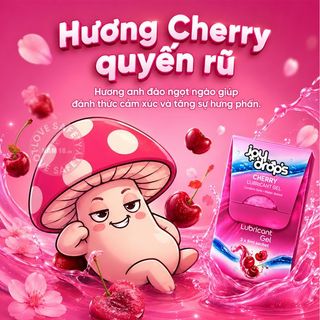 Gel Bôi Trơn Joydrops Hương Cherry | Combo 3 Gói.
