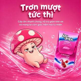 Gel Bôi Trơn Joydrops Hương Cherry | Combo 3 Gói.