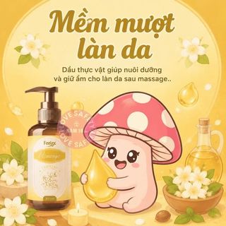 Gel Dầu Massage Body Feelex Hương Nhài | Chai 300ml.