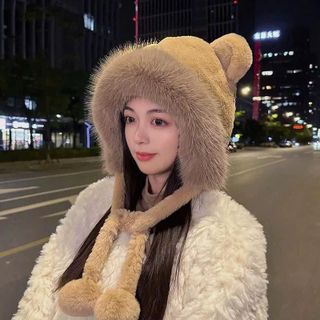 Nón lông tai gấu cute Humi Home
