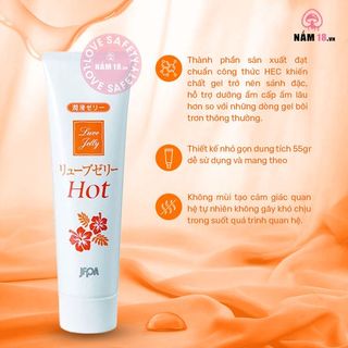 Gel Bôi Trơn Ấm Nóng Jex Luve Jelly Hot - Tuýp 55gr.