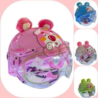 Mũ bảo hiểm thể thao cho bé , có kính chắn gió cho bé từ (1-3)và(3-8)tuổi đạt chuẩn