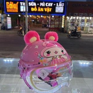 Mũ bảo hiểm thể thao cho bé , có kính chắn gió cho bé từ (1-3)và(3-8)tuổi đạt chuẩn
