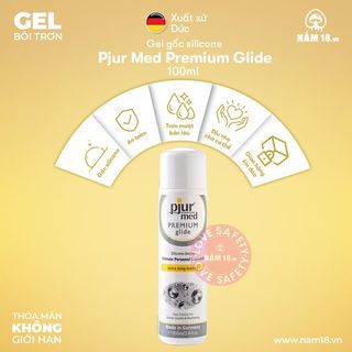 Gel Bôi Trơn Gốc Silicone Pjur Med Preminum | Chai 100ml.