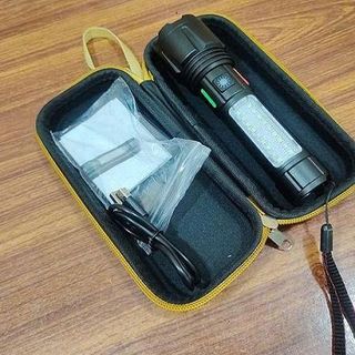 ĐÈN PIN CẦM TAY ĐA NĂNG SIÊU SÁNG SẠC USB CÓ HỘP ĐỰNG (T50)