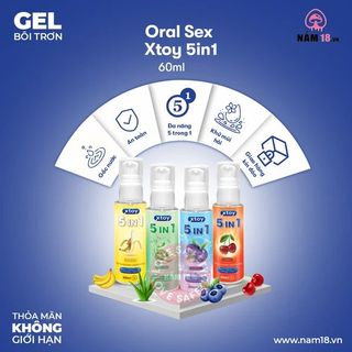 Gel Bôi Trơn Oral Sex Xtoy 5in1